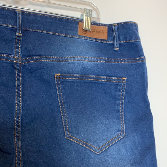 NWT Gazoz Blue Jeans Pockets size 22 WOMENS PLUS SIZE New with Tags - Picture 8 of 8